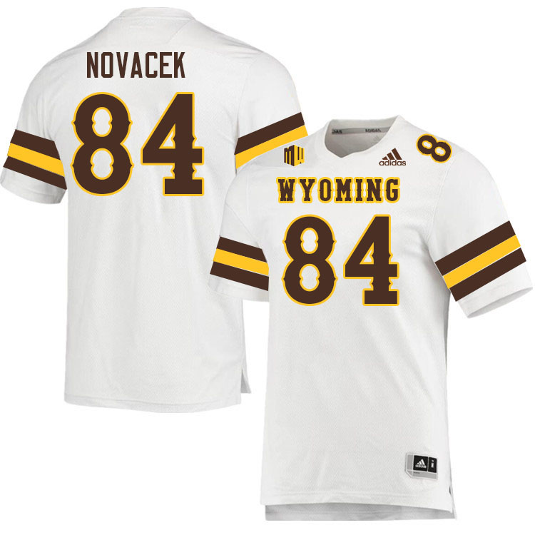 #84 Jay Novacek Wyoming Cowboys Jersey College Football Uniforms,Gears,Jerseys-White